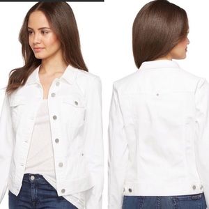 Liverpool Kolten powerflex stretch denim jacket white size M